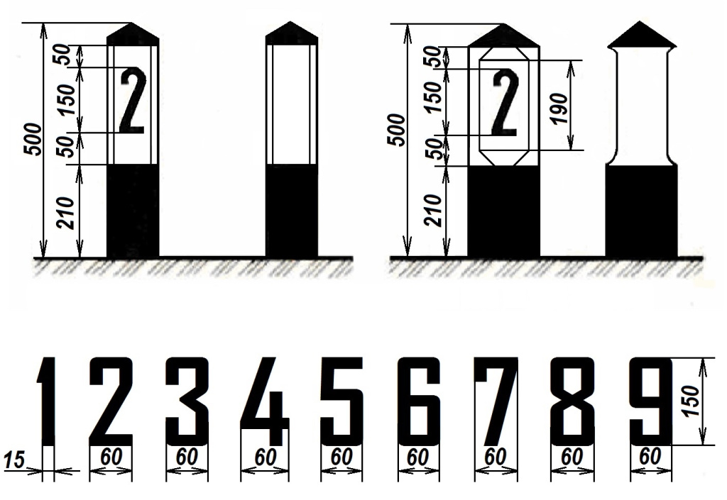 Пограничный столб бар своими руками размеры чертежи